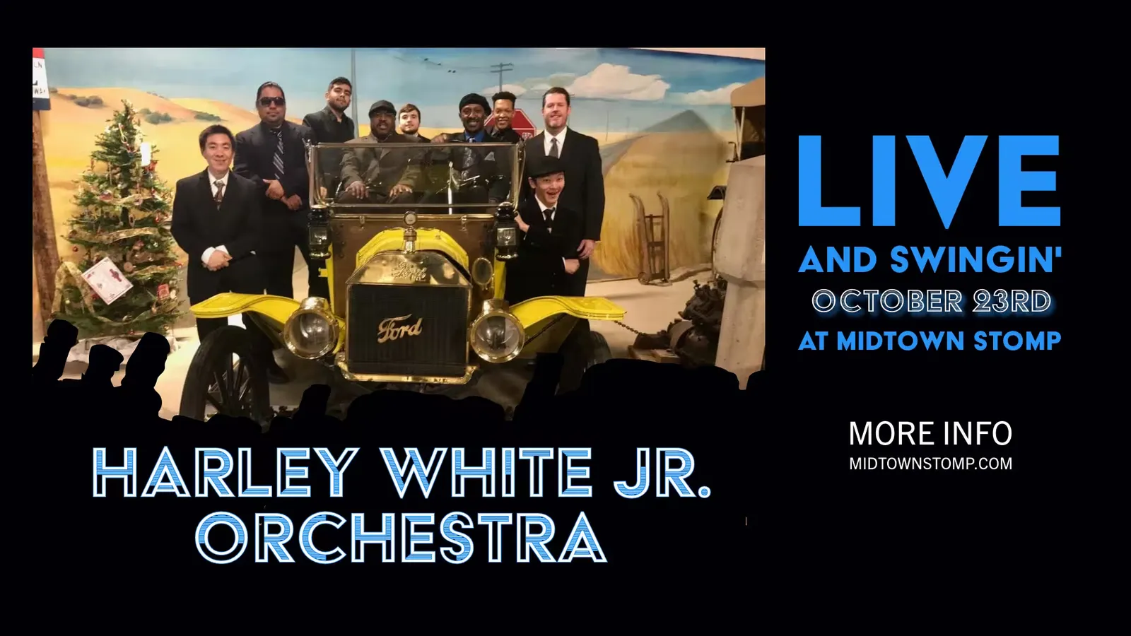 Live Music and Swing Dancing w/The Harley White Jr. Orchestra